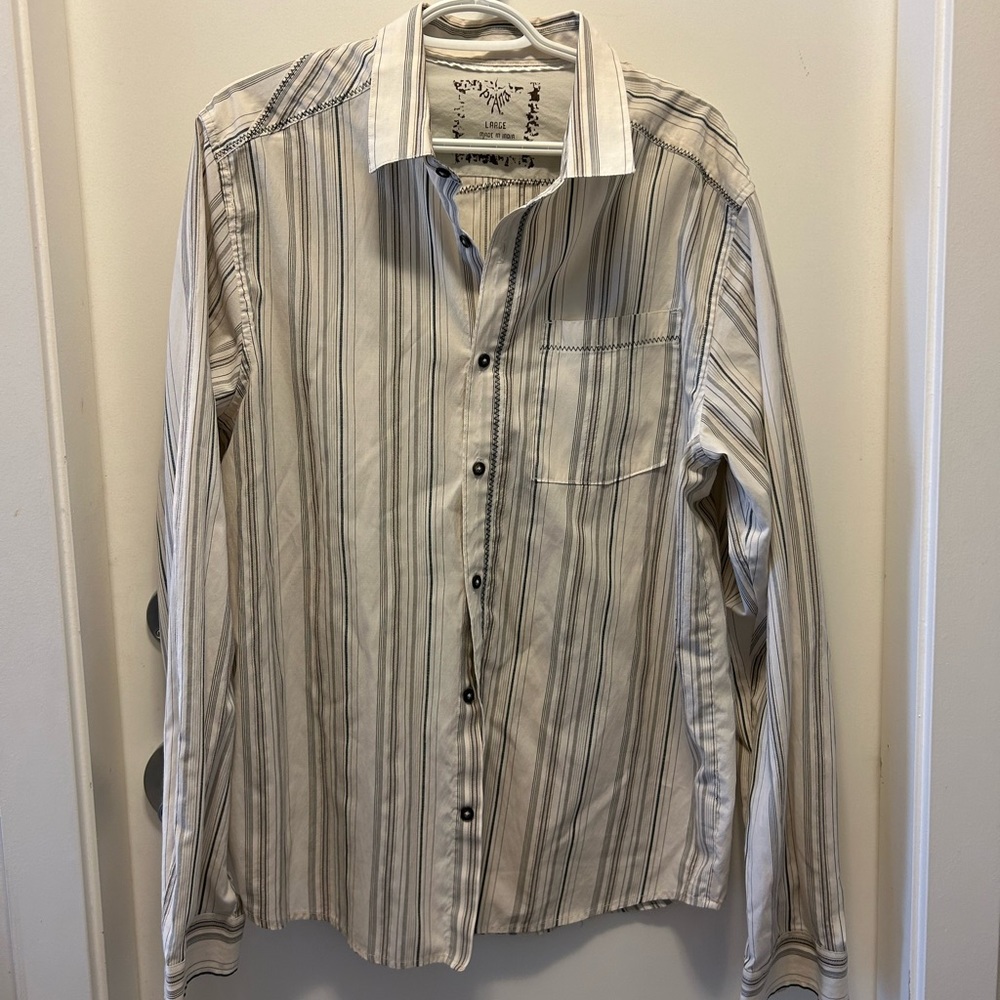 Prana men’s button up shirt